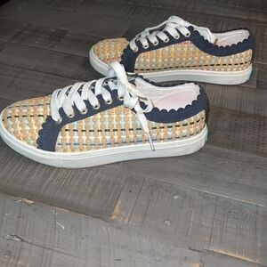 Jack Rogers Woven Teagan Sneakers -‎ Multicolor Size 7
